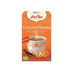 Infusão Cúrcuma Laranja 17 infusões Yogi Tea Bio