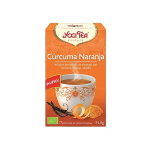 Infusão Cúrcuma Laranja 17 infusões Yogi Tea Bio