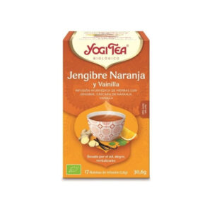 Infusao Gengibre Laranja e Baunilha 17 infusoes Yogi Tea Bio