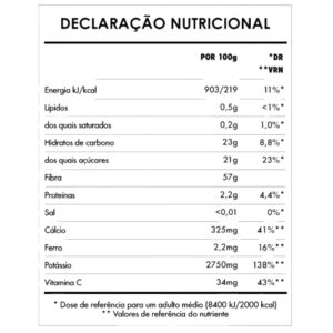 ISWARI - Baobab Superalimento 125gr - tabela