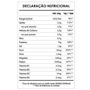 ISWARI - Clorela Superalimento 125gr Tabela