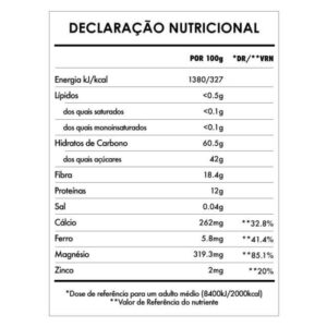 ISWARI - Maca Superalimento 250gr tabela