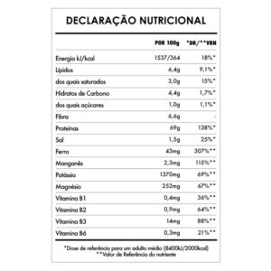ISWARI - Spirulina Superalimento 200comp tabela