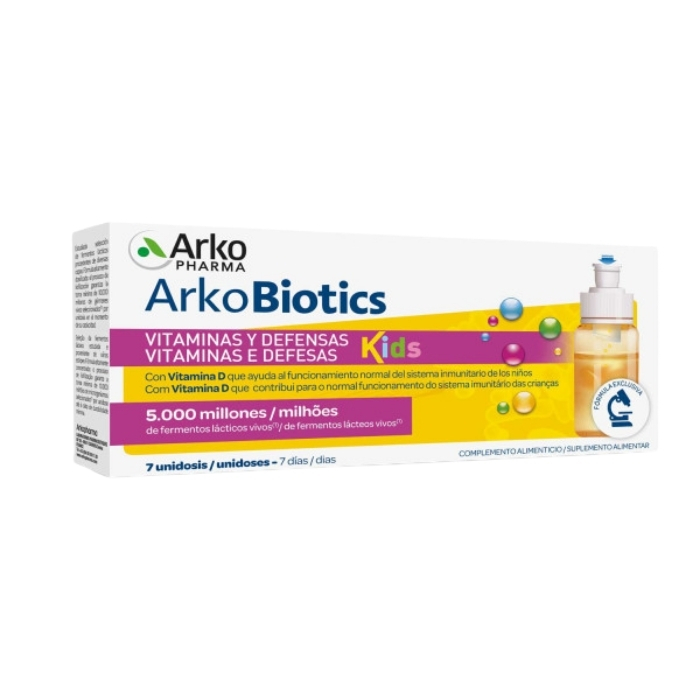 ARKOPHARMA - ArkoBiotics Vitaminas e Defesas 7 unidoses - Kids
