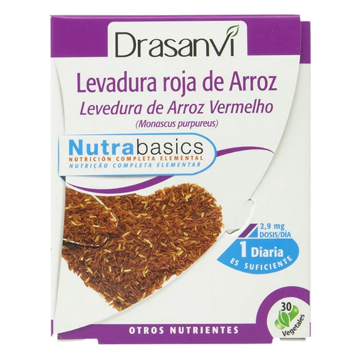 DRASANVI - Levedura de arroz vermelho com Monacolina K 30cap