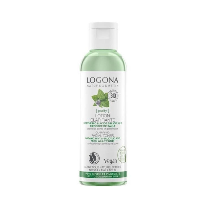 LOGONA - Tonico Purificante Menta Bio Acido salicilico 125ml